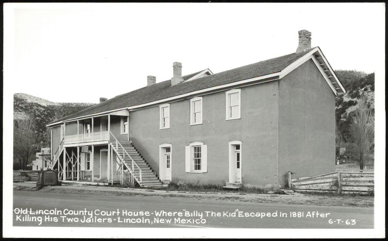Old Lincoln County Court House - Billy The Kid's Escape in 1881 New Mexico