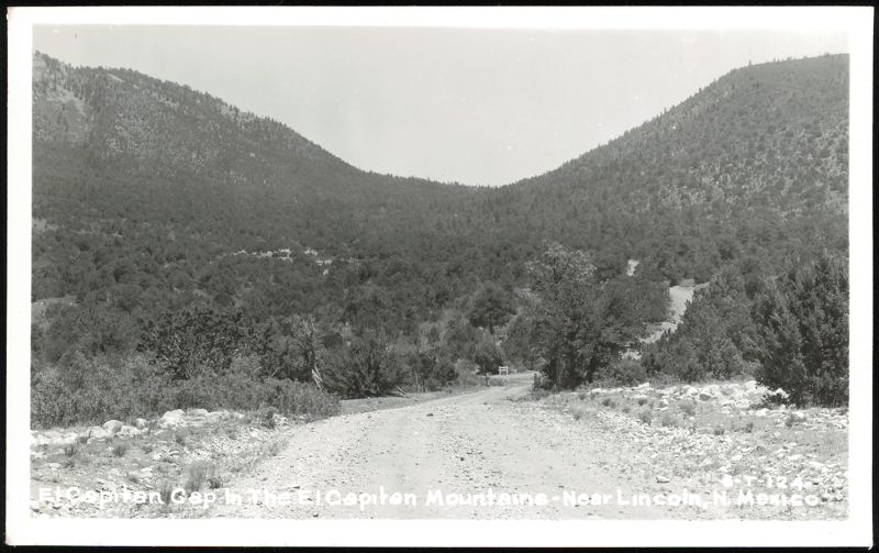 El Capitan Gap in the El Capitan Mountains, Near Lincoln New Mexico