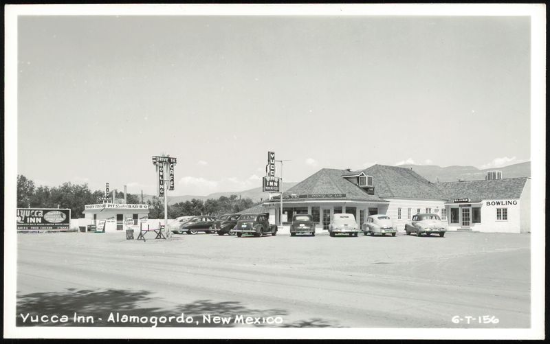 Yucca Inn, Drive-In, Cafe, Bowling, and Dairy Cream Alamogordo New Mexico