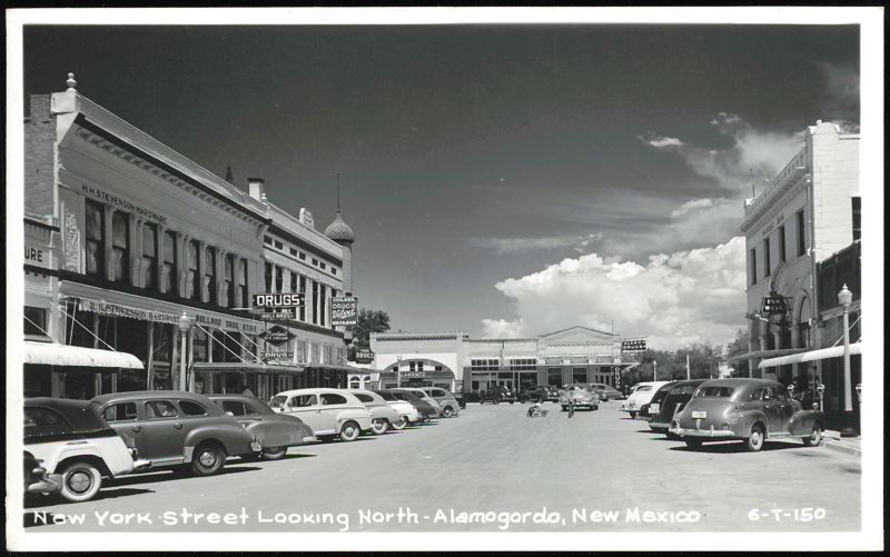 New York Street Looking North Alamogordo New Mexico