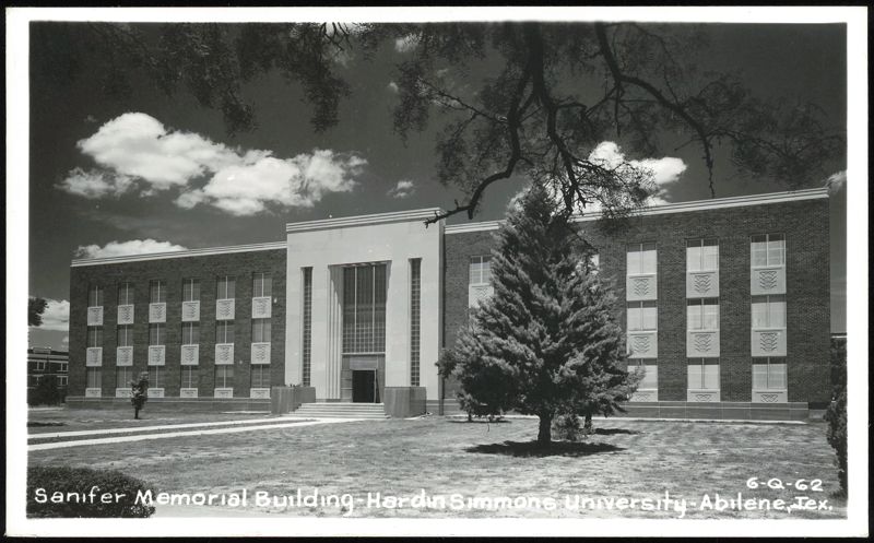 Sanifer Memorial Building - Hardin Simmons University Abilene Texas