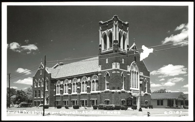 First Presbyterian Church with Gothic Tower Abilene Texas
