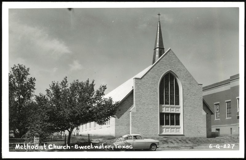 Methodist Church with Steeple, Sweetwater Texas