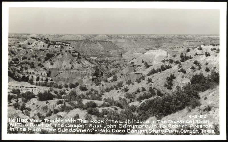 Palo Duro Canyon State Park, The Lighthouse Rock, Canyon, Texas