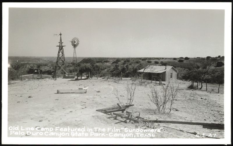 Old Line Camp Featured In The Film Sundowners Canyon Texas