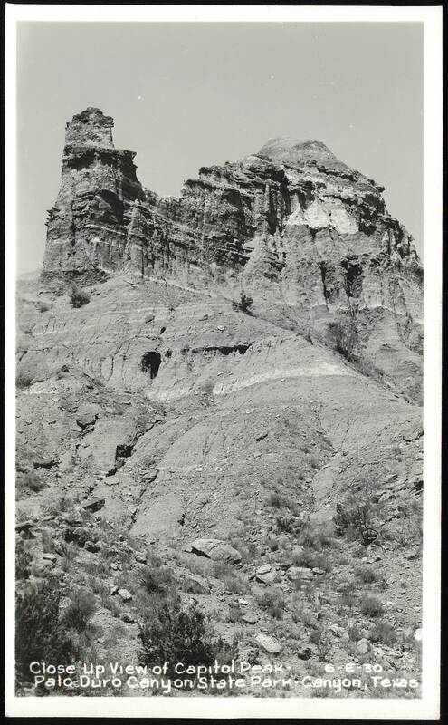 Close Up View of Capitol Peak, Palo Duro Canyon State Park