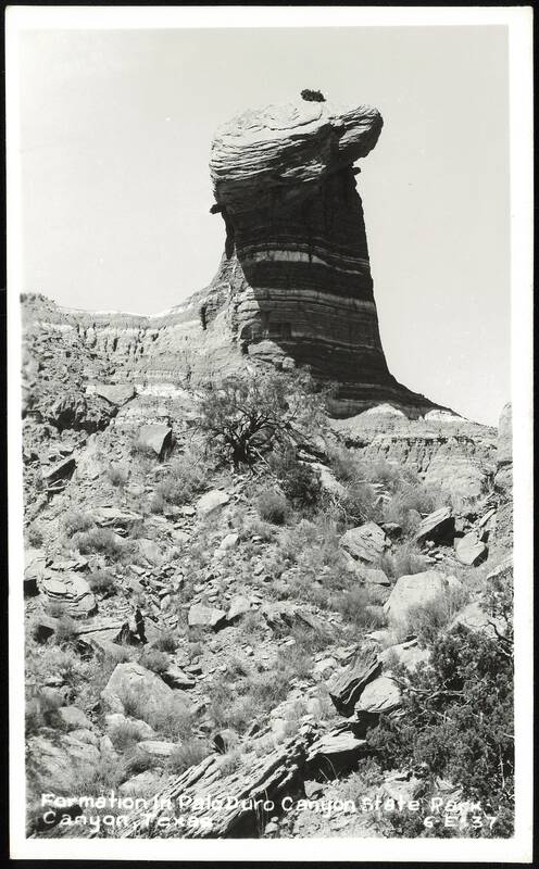 Formation in Palo Duro Canyon State Park Texas