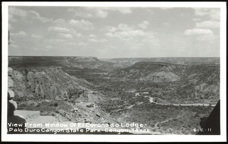View From Window Of El Coronado Lodge - Palo Duro Canyon State Park Texas