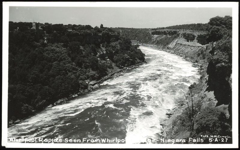 Whirlpool Rapids Seen From Whirlpool, Niagara Falls New York