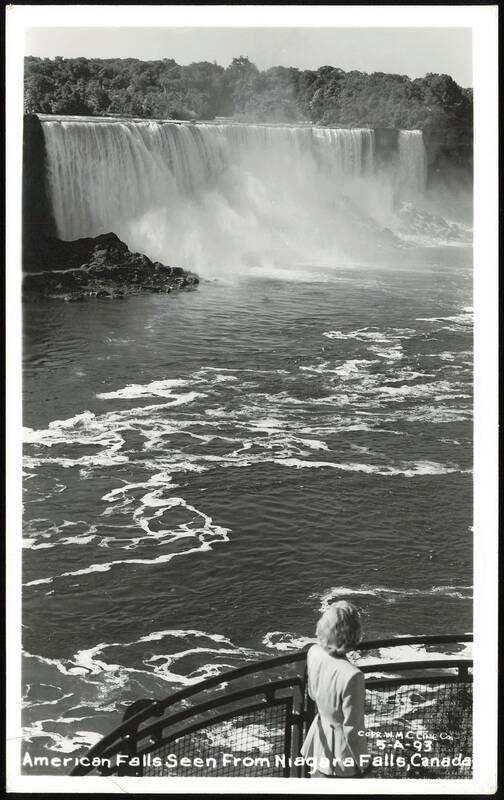American Falls Seen From Niagara Falls, Canada New York