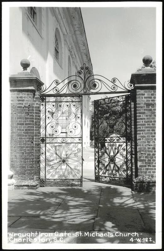 Wrought Iron Gate, St. Michaels Church Charleston South Carolina