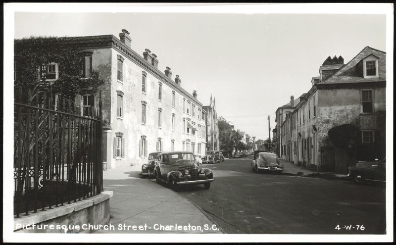 Picturesque Church Street Charleston South Carolina
