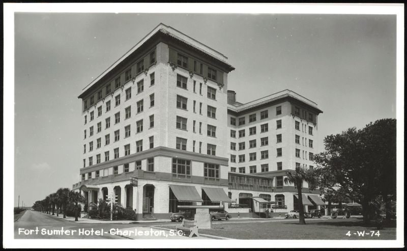 Fort Sumter Hotel Building Exterior View Charleston South Carolina