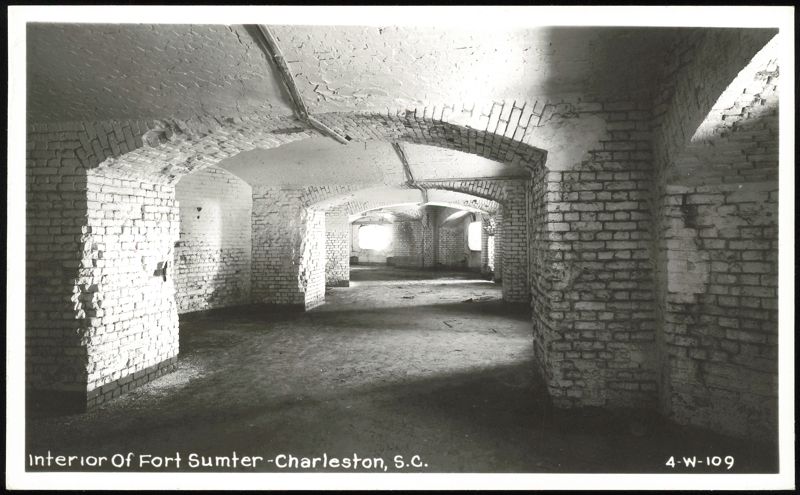 Interior Of Fort Sumter Charleston South Carolina
