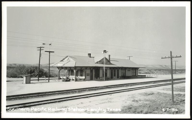 Southern Pacific Railway Station Langtry Texas