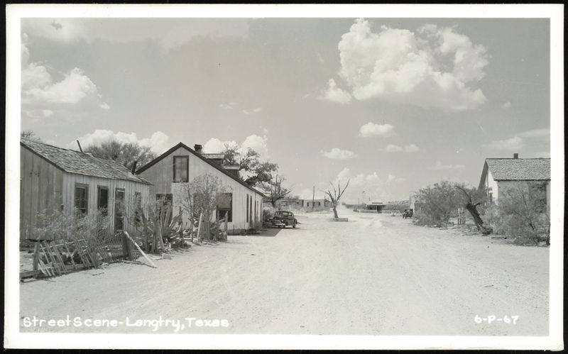Street Scene in Langtry, Texas