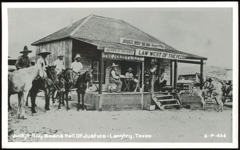 Judge Roy Bean's Hall Of Justice Langtry Texas