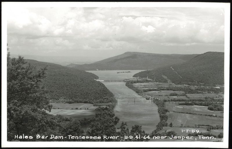 Hales Bar Dam, Tennessee River, U.S. 41-64 near Jasper