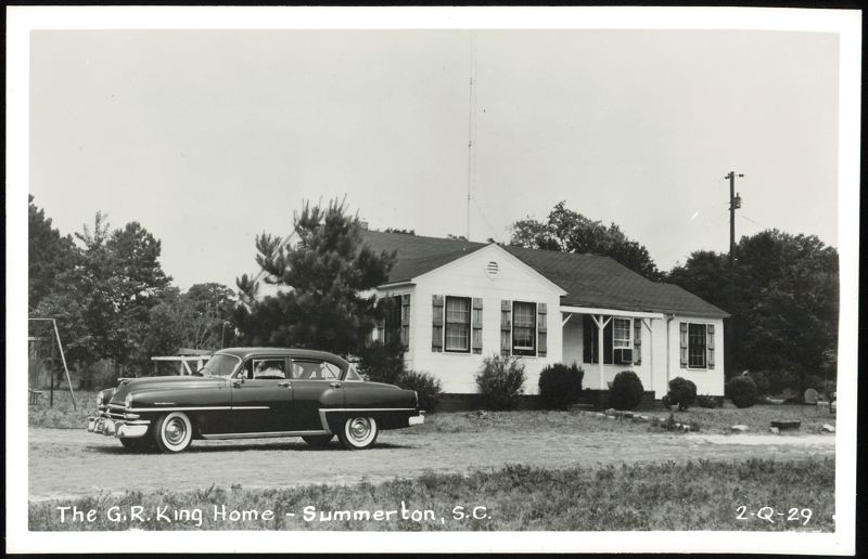 The G.R. King Home Summerton South Carolina