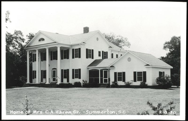 Home of Mrs. C. A. Harvin, Sr. Summerton South Carolina