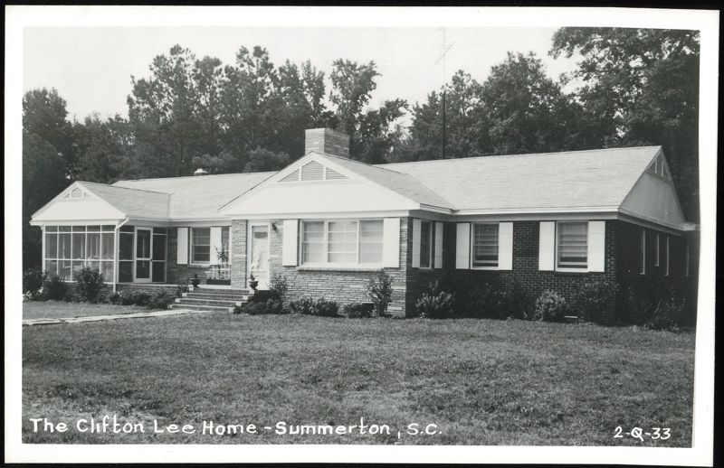 The Clifton Lee Home Summerton South Carolina