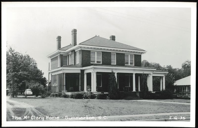 The McClary Home Summerton South Carolina