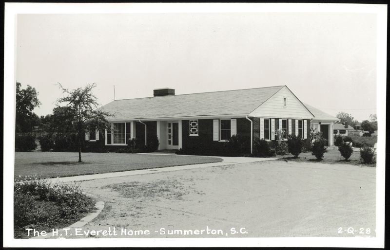 The H.T. Everett Home Summerton South Carolina