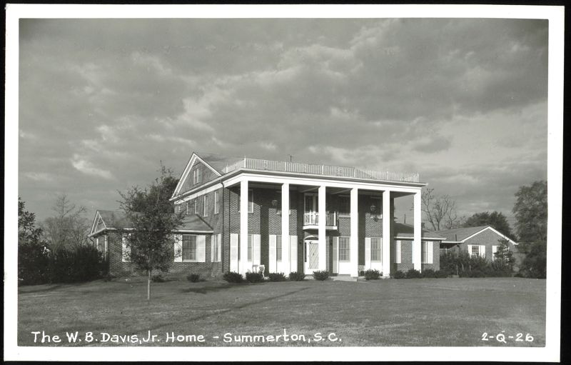The W.B. Davis, Jr. Home Summerton South Carolina