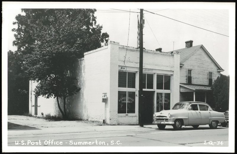 U.S. Post Office, Summerton, SC South Carolina