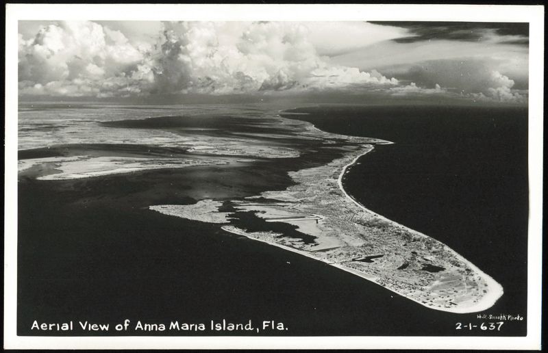 Aerial View of Anna Maria Island Florida