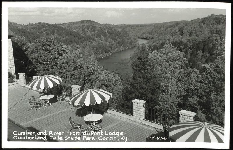 Cumberland River from du Pont Lodge, Cumberland Falls State Park Corbin Kentucky