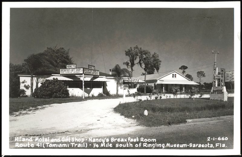 Hiland Motel and Gift Shop - Nancy's Breakfast Room, Sarasota, FL Florida