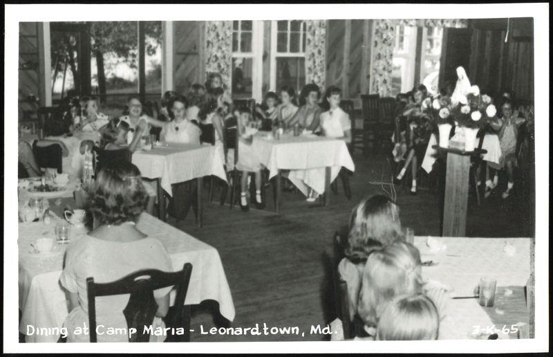 Dining at Camp Maria