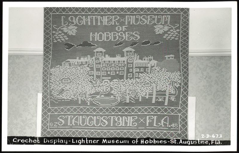 Crochet Display - Lightner Museum of Hobbies, St. Augustine, Fla. Florida