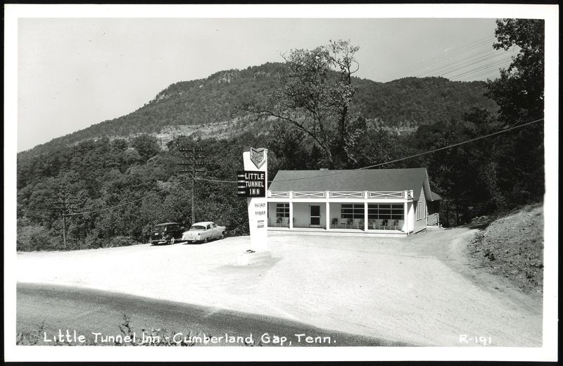 Little Tunnel Inn with Cars and Mountain View, Cumberland Gap Tennessee