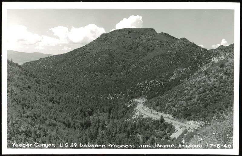Yaeger Canyon - U.S. 89 between Prescott and Jerome Arizona