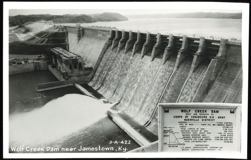 Wolf Creek Dam, Spillway and Powerhouse, Jamestown, KY Kentucky