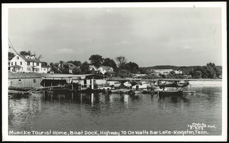 Muecke Tourist Home, Boat Dock, Highway 70 On Watts Bar Lake Kingston Tennessee