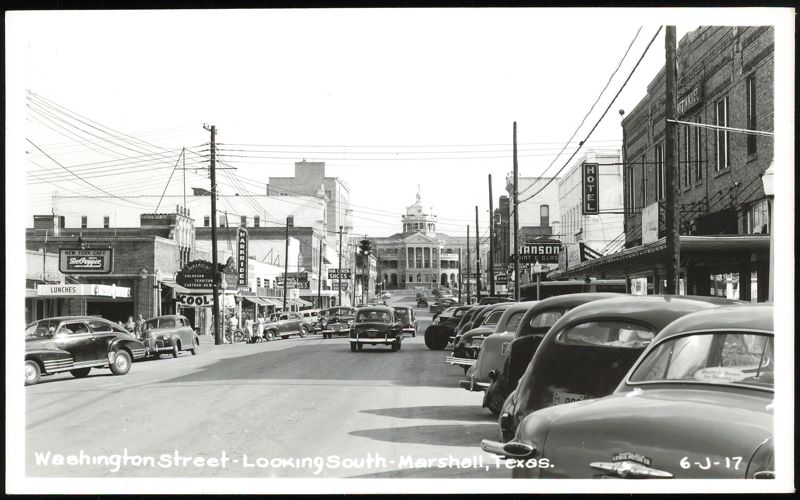 Washington Street Looking South, Marshall, Texas
