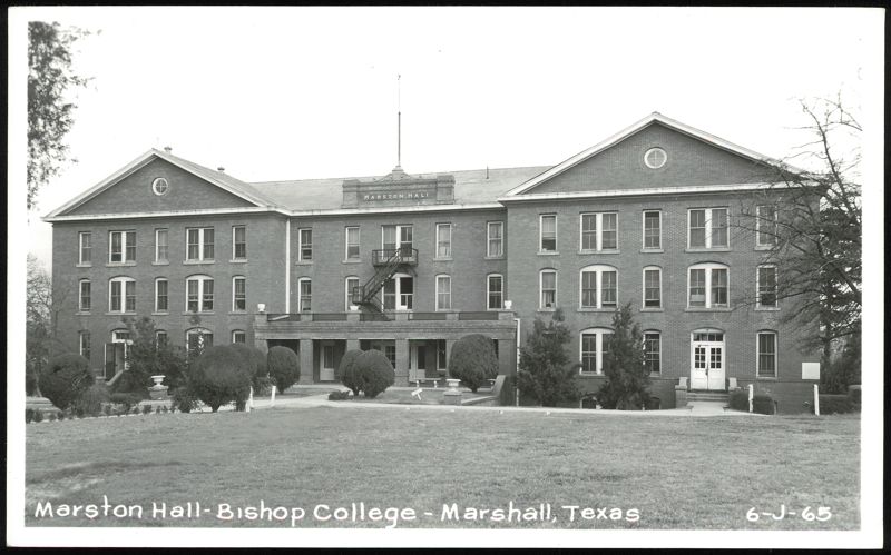 Marston Hall, Bishop College Marshall Texas