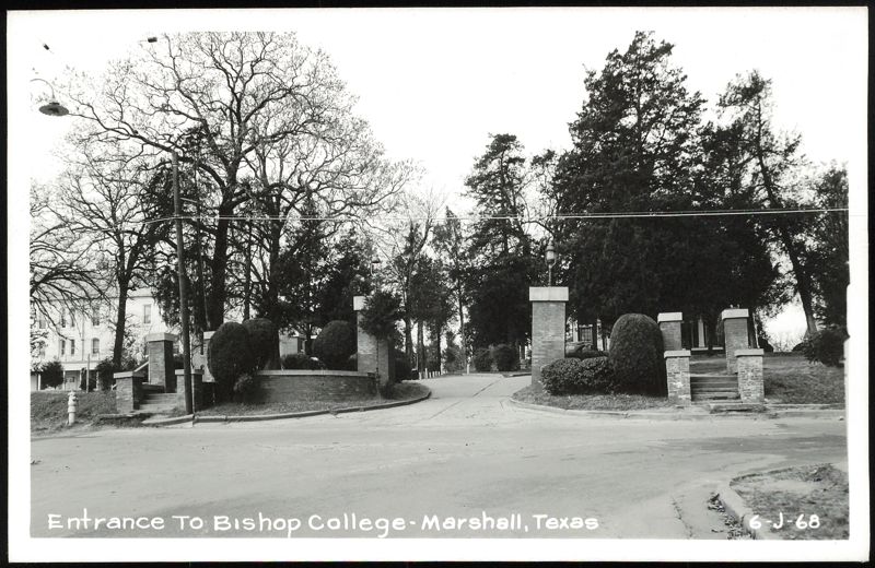 Entrance To Bishop College Marshall Texas