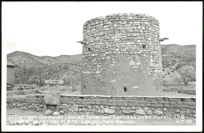 El Torreon Lookout Tower and Fortress, Lincoln County War New Mexico