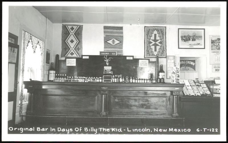 Original Bar In Days Of Billy The Kid Lincoln New Mexico