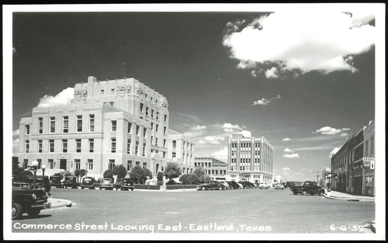 Commerce Street Looking East Eastland Texas