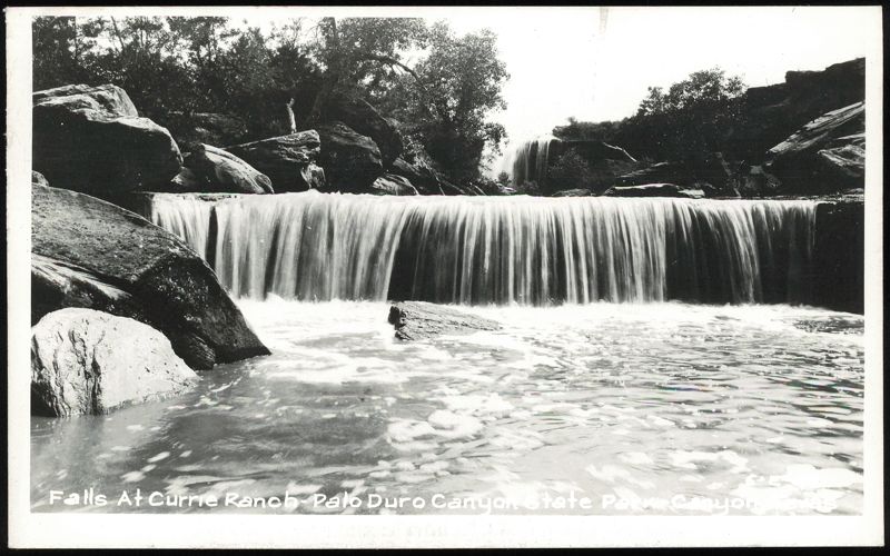 Falls At Currie Ranch, Palo Duro Canyon State Park Texas