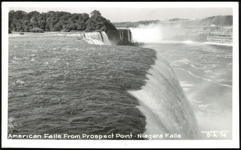 American Falls From Prospect Point Niagara Falls New York