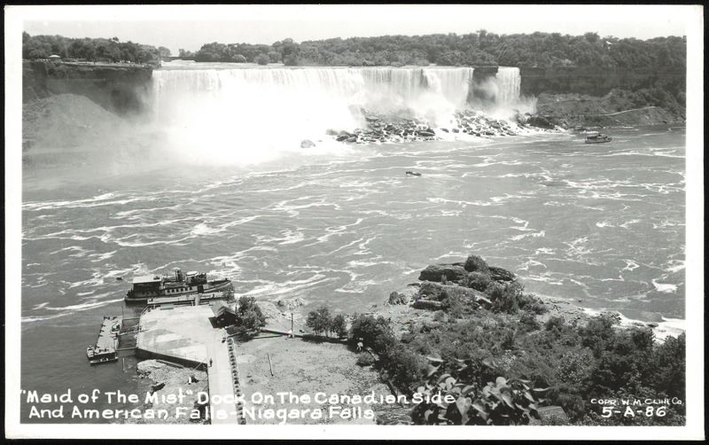 Maid Of The Mist' Dock On The Canadian Side And American Falls - Niagara Falls New York