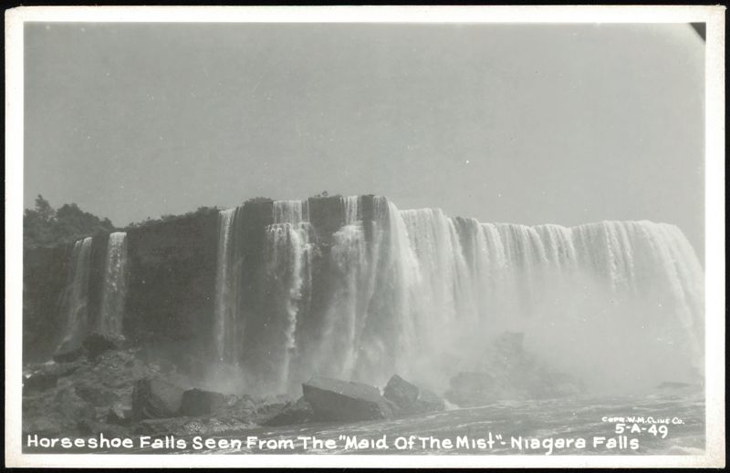 Horseshoe Falls Seen From The Maid Of The Mist Niagara Falls New York