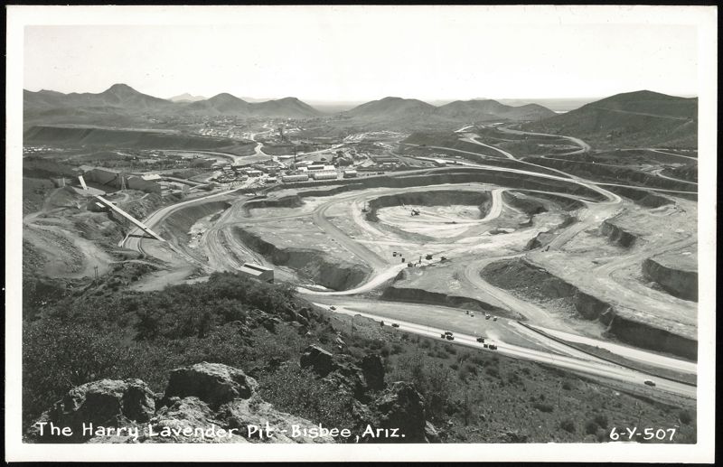 The Harry Lavender Pit Open-Pit Mine Bisbee Arizona