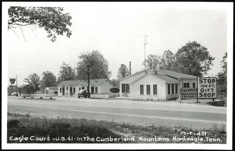 Eagle Court Motel, Gift Shop, and Fireworks Retailer on U.S. 41 Monteagle Tennessee